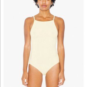 American Apparel 2x2 Rib Parker Bodysuit S